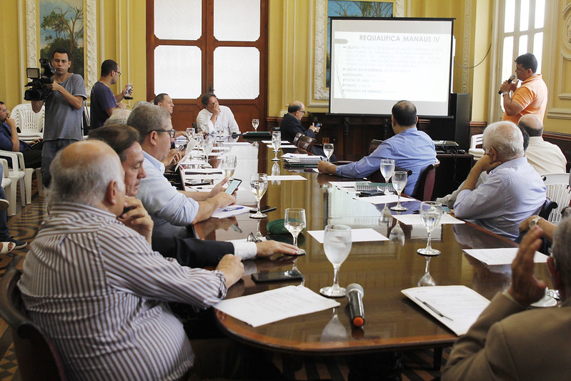 Manaus 30.01.2020. Reunião do conselho de administração e extratergia. Foto Marinho Ramos semcom.