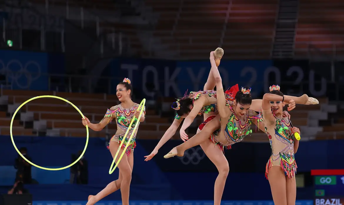Seleção brasileira de ginástica rítmica é convocada para Mundial 1 2021 08 07t035943z 1921798816 sp1eh870b3gq2 rtrmadp 3 olympics 2020 gry w 5aa qual