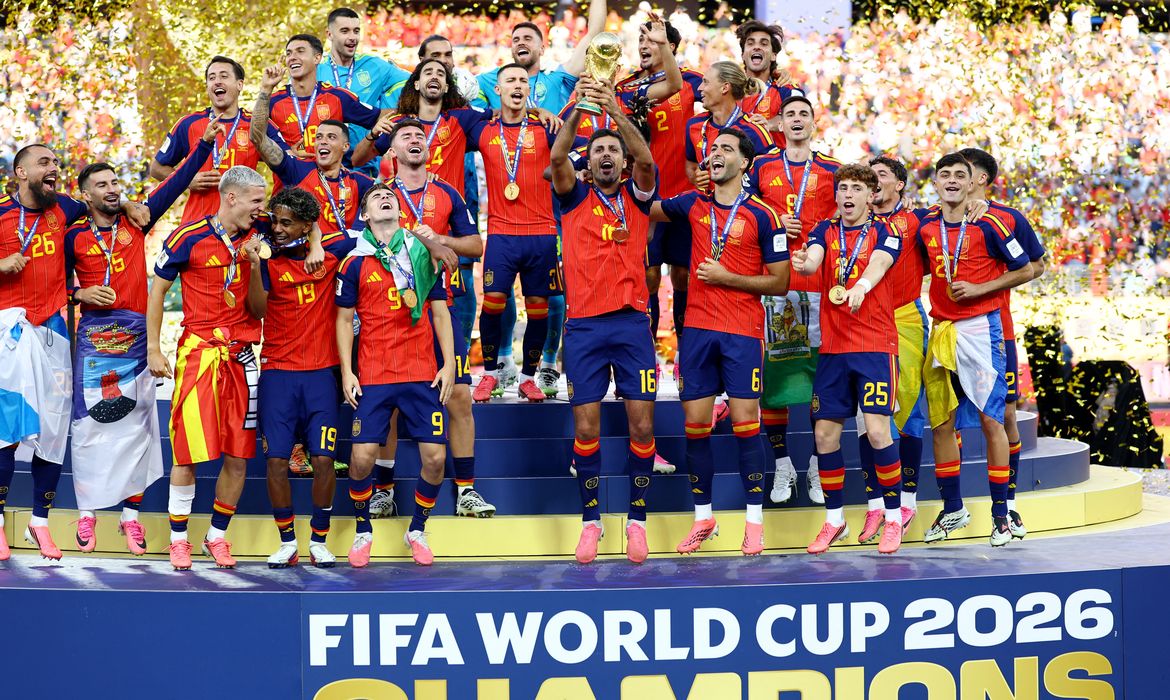 Espanha domina Argentina, vence na prorrogação e leva o bi da Copa 1 2026 07 19t224620z 1742739363 up1em7j1r96dz rtrmadp 3 soccer worldcup esp arg