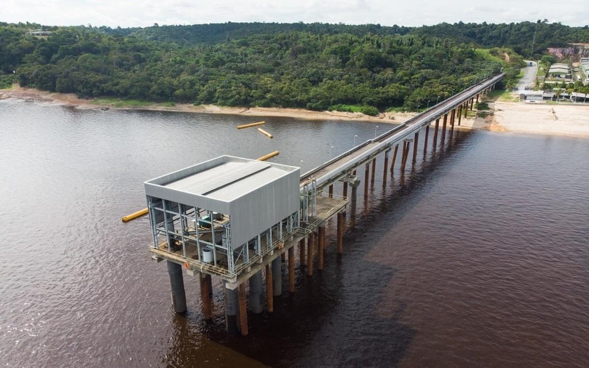 Manutenção na Estação Ponta das Lajes afeta abastecimento de água em Manaus; veja prazos 1 agua manaus