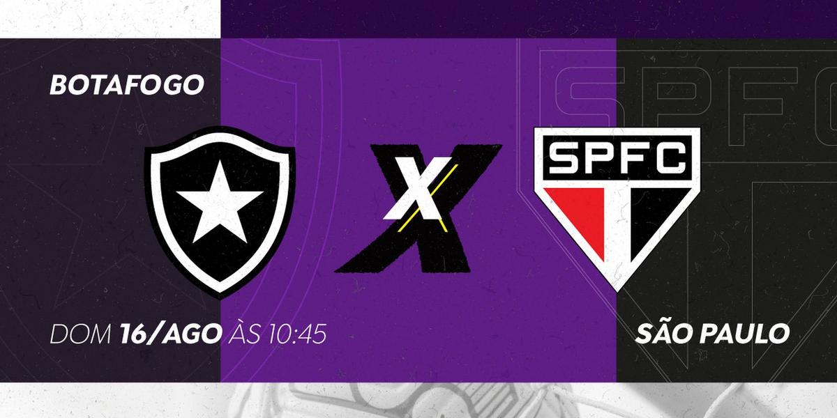 Brasileirão Feminino: Botafogo e São Paulo se enfrentam neste domingo com transmissão da TV Brasil 1 botafogo x sao paulo 1250x856 1