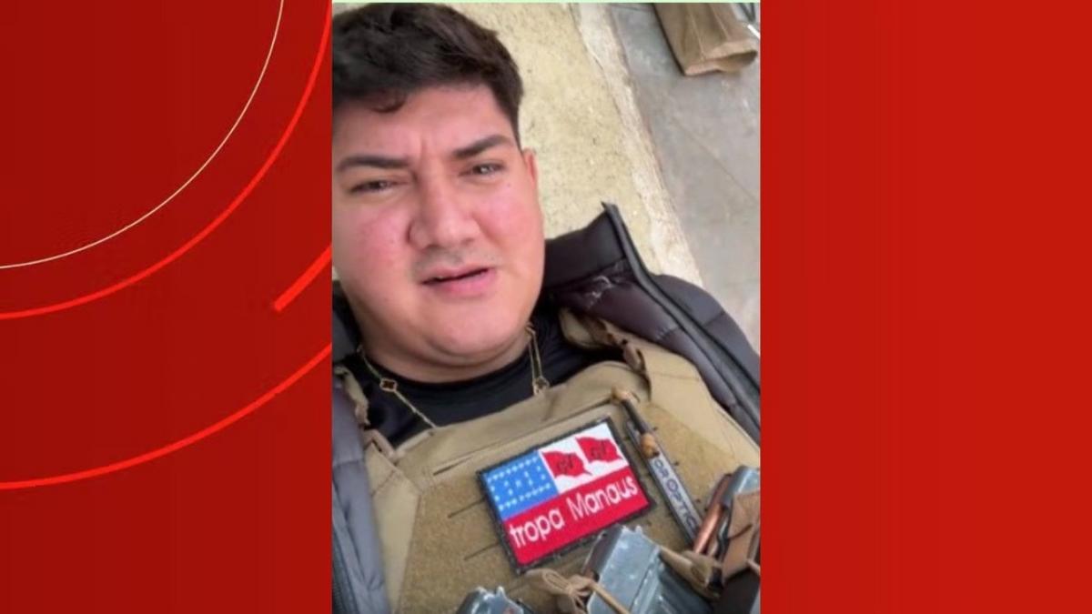 Operação La Máquina: Chefe do Comando Vermelho é preso em Manaus por tráfico via aviões adulterados 1 chefe de nucleo logistico do cv no amazonas wellisson dos santos albarado e preso em operacao que investiga trafico com avioes adulterados foto reproducao rede amazonica 2