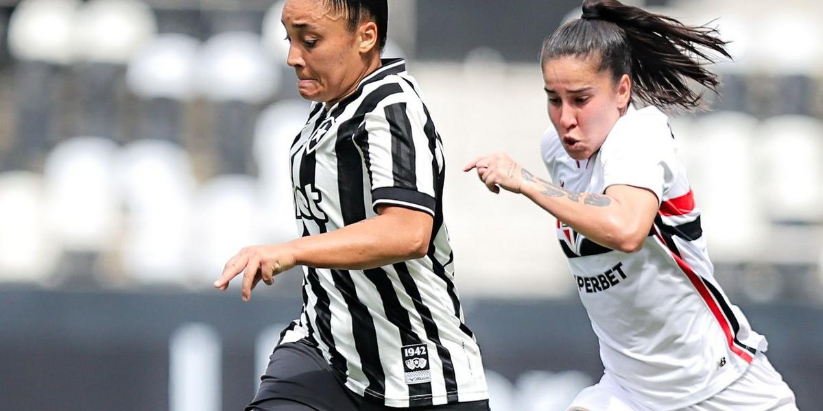 São Paulo goleia o Botafogo e encosta no topo da tabela do Brasileirão Feminino 1