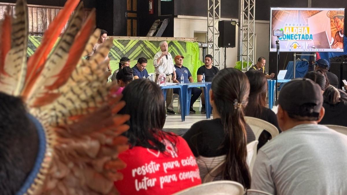 Conectividade na floresta: 37 aldeias Mura recebem internet via satélite e capacitação tecnológica 1 projeto leva internet e formacao digital a 37 aldeias mura no interior do am foto divulgacao potassio do brasil