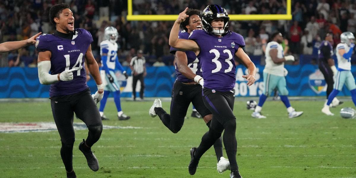 NFL no Maracanã: Baltimore Ravens garantem vitória épica contra Cowboys no último segundo 1 2026 09 28t000000z 1080054278 mt1usatoday29937470 rtrmadp 3 nfl baltimore ravens at dallas cowboys