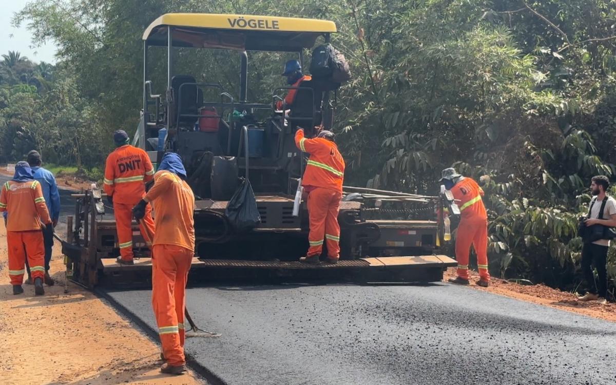 Ministro dos Transportes vistorias obras na BR-319 e projeta avanço de 150 km 1 br 319 2