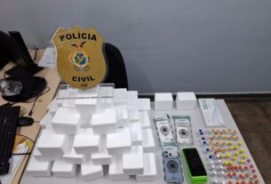 canetas emagrecedoras e botox clandestinos trio e preso com carga avaliada em r 100 mil em manaus foto divulgacao pc am