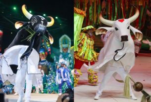 caprichoso e garantido no festival de parintins 2026 fotos secom