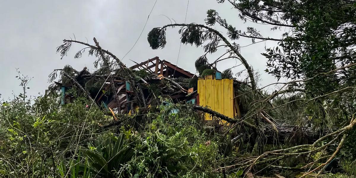 Ciclone extratropical coloca Sul do Brasil em alerta vermelho de grande perigo 1 ciclone 8 0