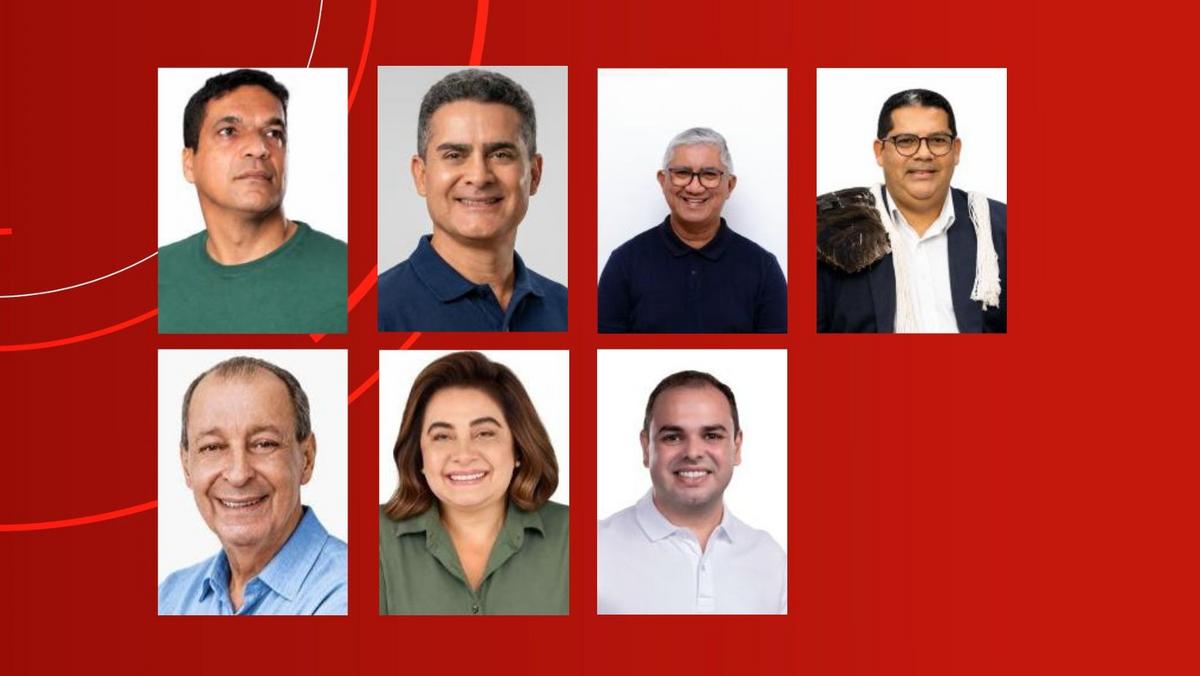 Corrida Eleitoral: Veja como foi a movimentação dos candidatos ao Governo do Amazonas neste sábado 1 colagem 26 1 7