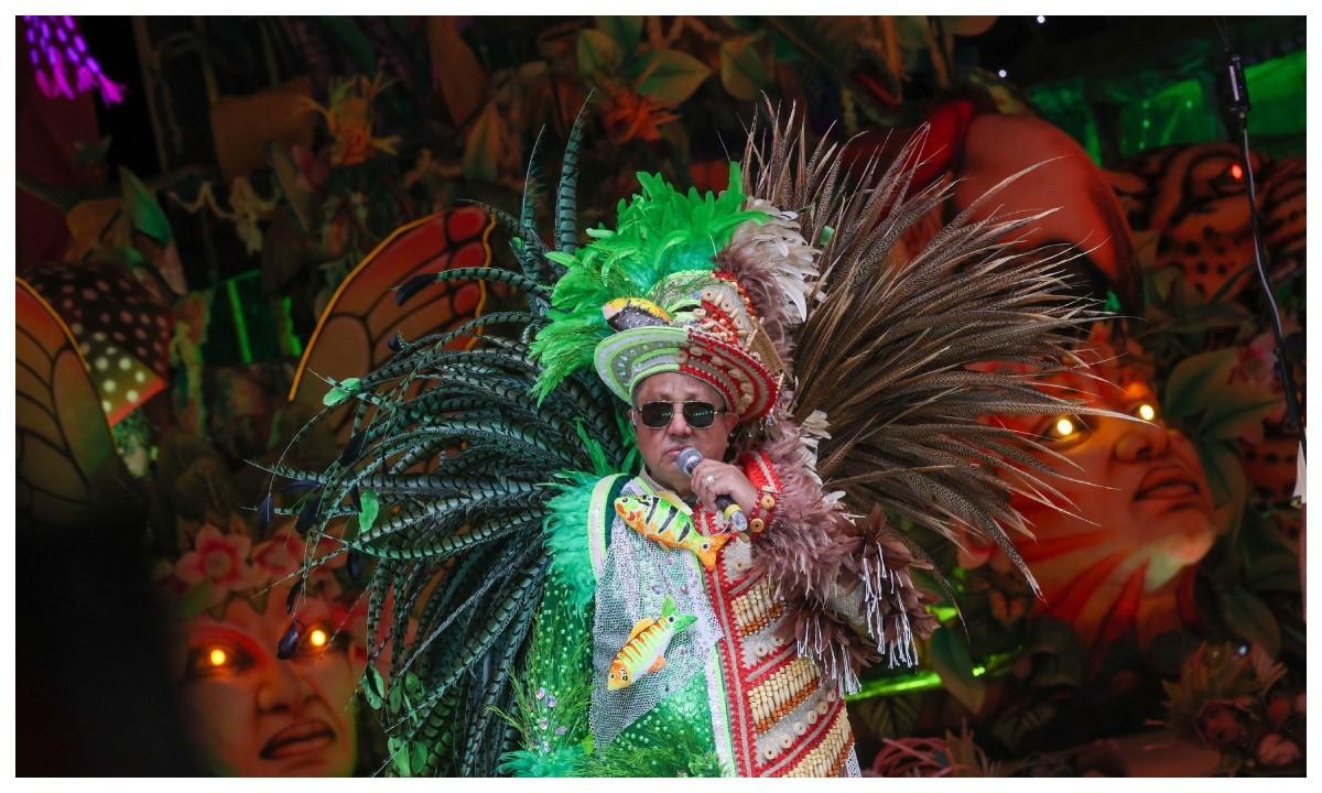 levantador de toadas do garantido david assayag na segunda noite do festival de parintins 2026