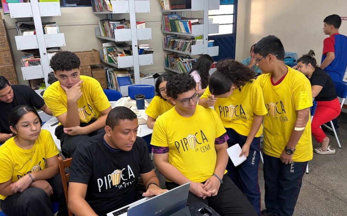 Estudantes da rede pública em Manaus transformam roteiros em curtas-metragens 1 pipoca em cena