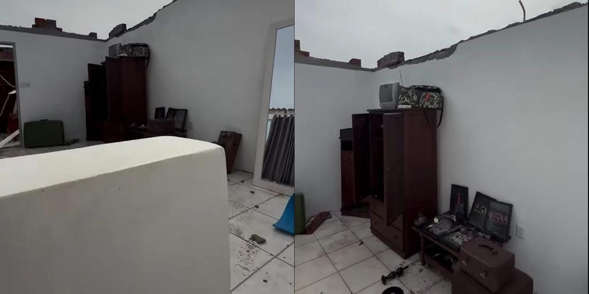 Cenário de guerra: Morador relata destruição após tempestade no Rio Grande do Sul 1 tempestaders