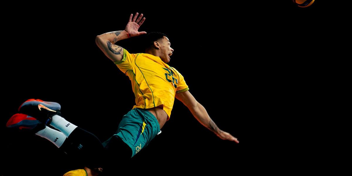 Seleção Brasileira de vôlei atropela a Colômbia e mantém 100% no Sul-Americano 1 volei sul americano