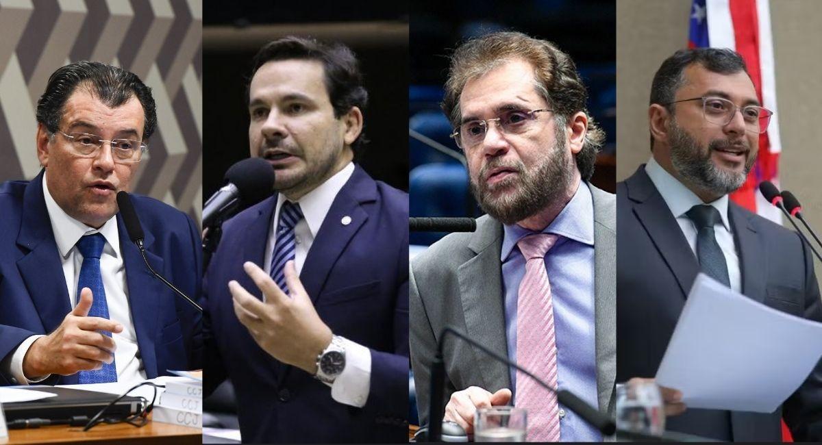 eduardo braga mdb capitao alberto neto pl plinio valerio psdb e wilson lima uniao brasil fotos reproducao google