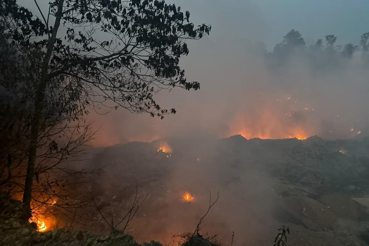 Incêndio no Distrito Industrial de Manaus entra no segundo dia e causa poluição 'péssima' no ar 1 g1 incendio distrito dia2