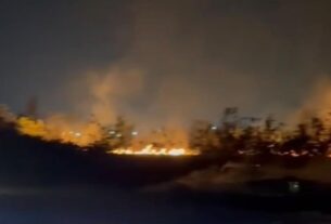 incendio atinge bairro de autazes