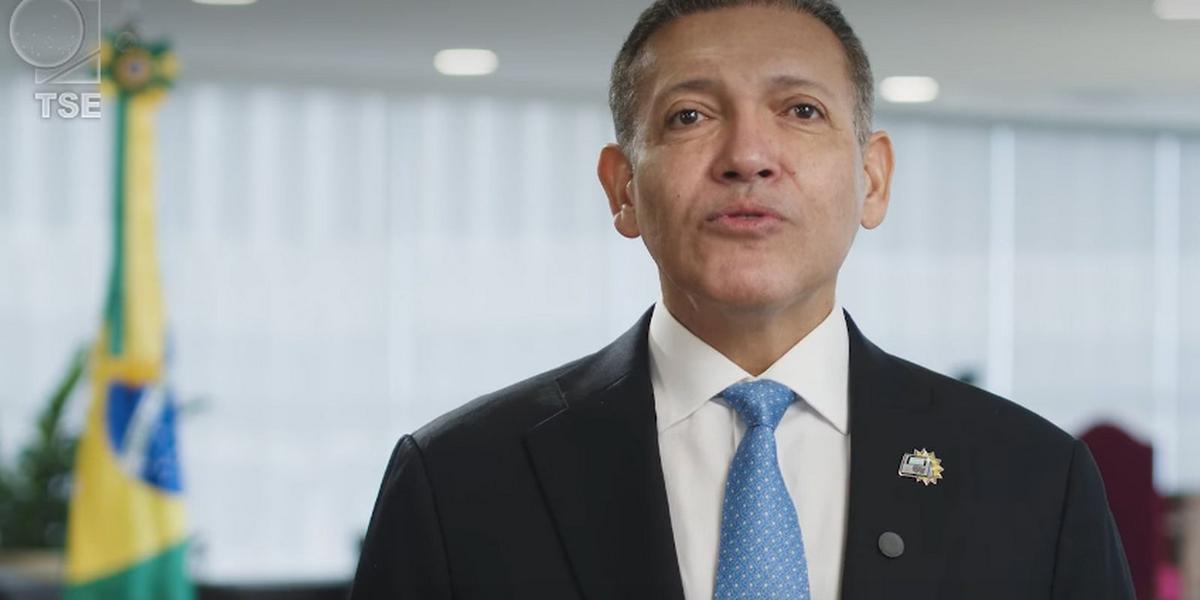 Véspera de eleição: presidente do TSE reforça importância do voto e segurança das urnas 1 kassio nunes marques durante pronunciamento02