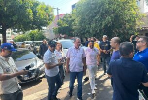 omar aziz psd vota em manaus foto jucelio paiva rede amazonica