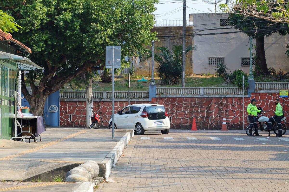 rua do congresso tem sentido invertido no centro de manaus por 10 dias durante teste foto arielle lorena semcom