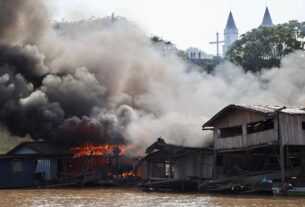 sobe para 98 o numero de dragas destruidas em operacao da pf contra garimpo ilegal no amazonas foto divulgacao pf